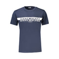 Bikkembergs Blaues Baumwoll-T-Shirt für Herren