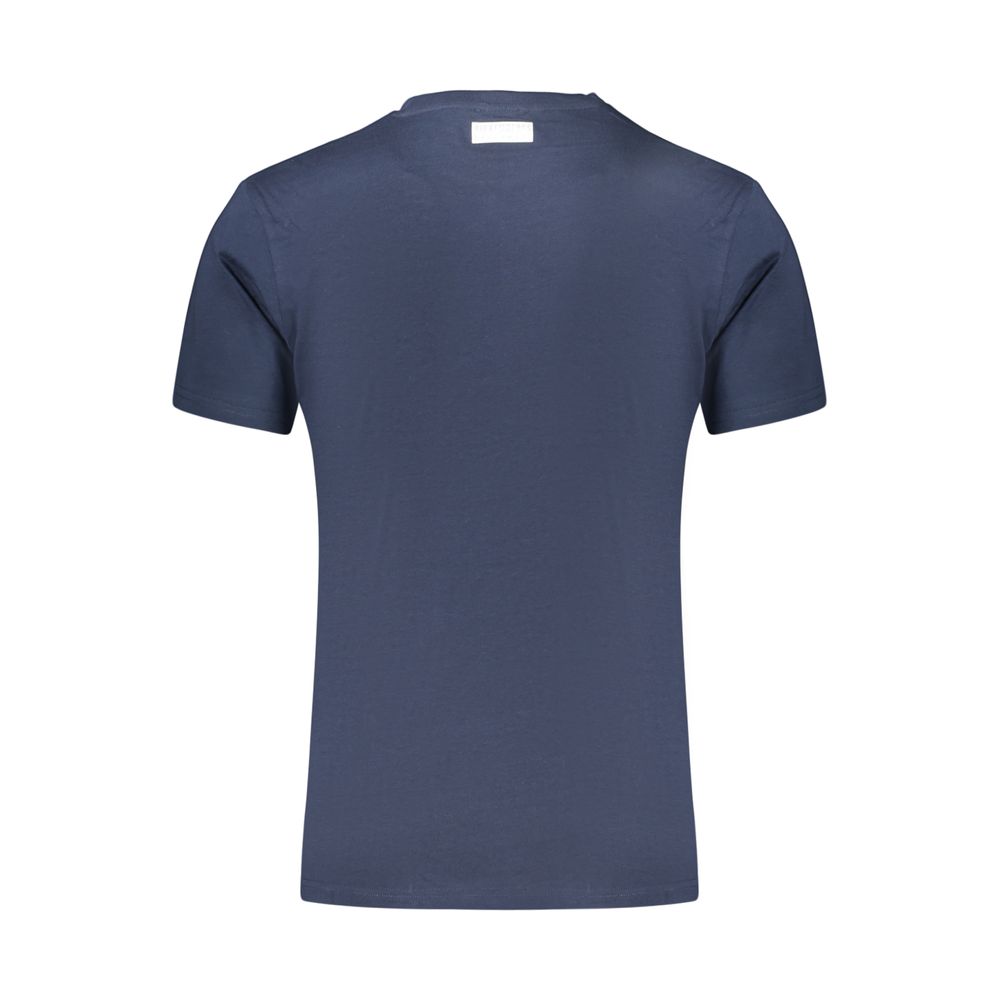 Bikkembergs Blaues Baumwoll-T-Shirt für Herren