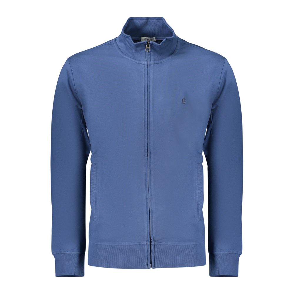 Coveri Moving Blaues Baumwoll-Sweatshirt für Herren