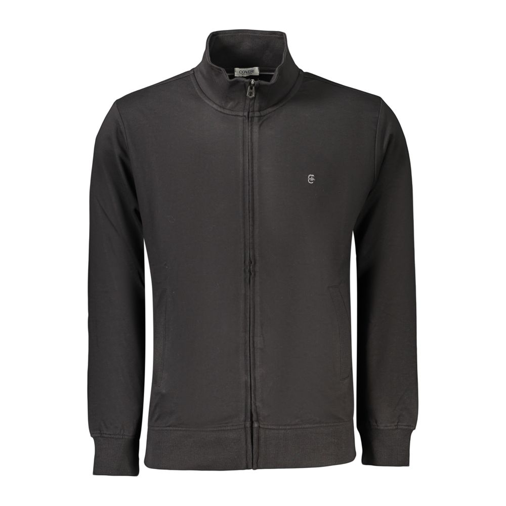 Coveri Moving Schwarzer Baumwoll-Sweatshirt