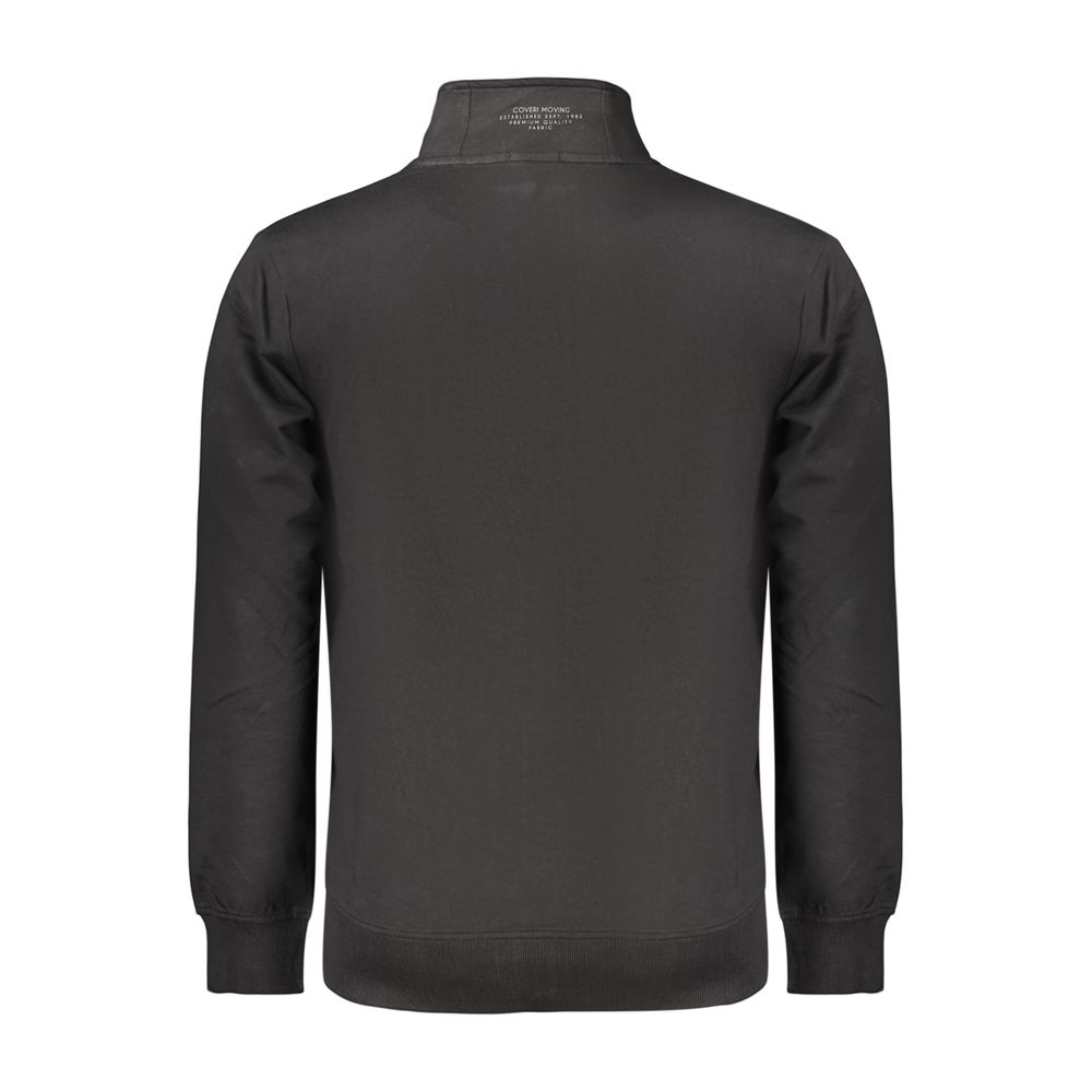 Coveri Moving Schwarzer Baumwoll-Sweatshirt
