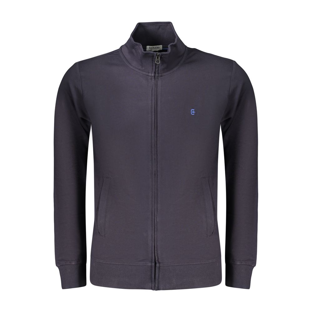 Coveri Moving Blaues Baumwoll-Sweatshirt für Herren