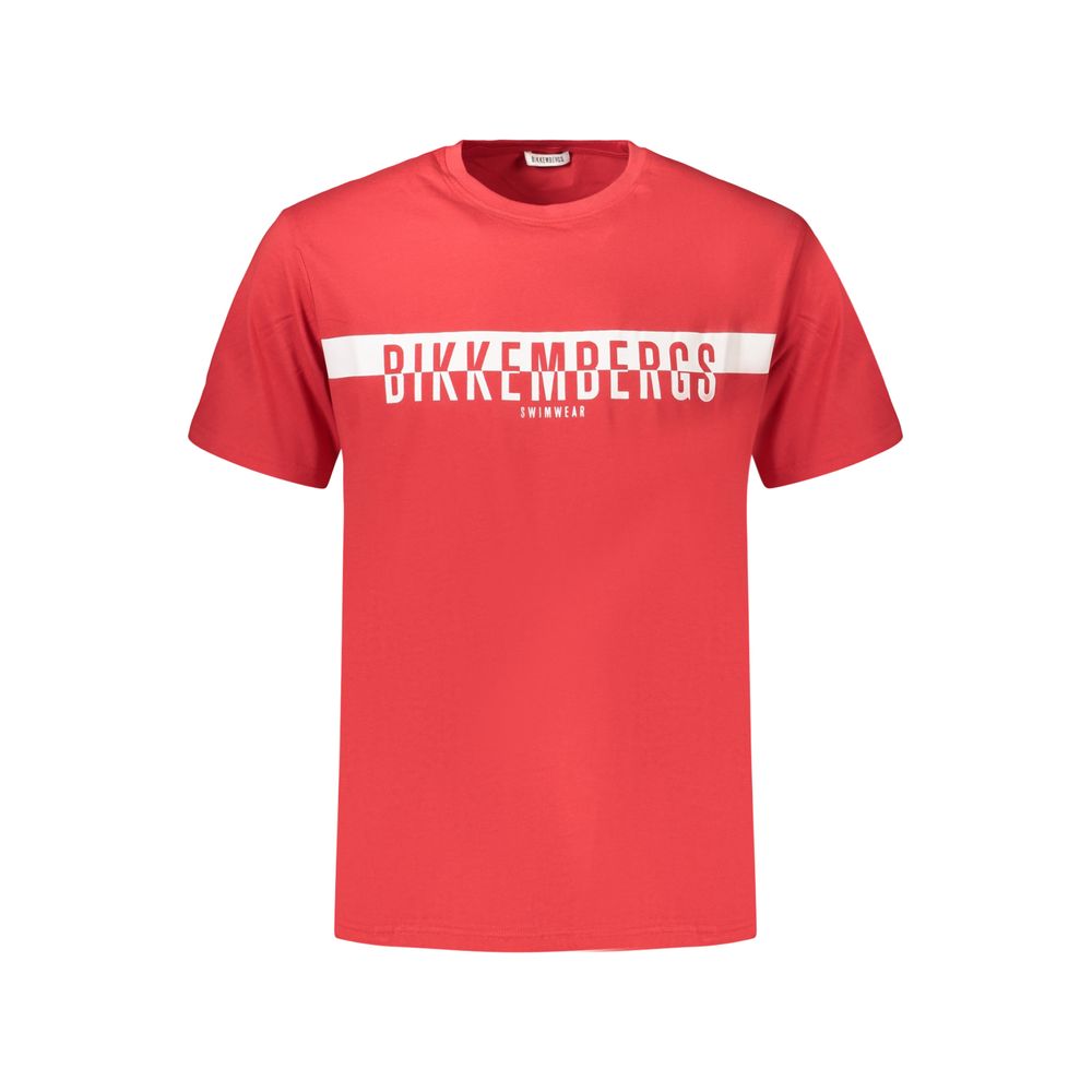 Bikkembergs Bianco Baumwoll-T-Shirt für Herren