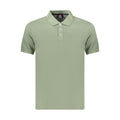 Norway 1963 Grünes Herren-Poloshirt aus Baumwolle
