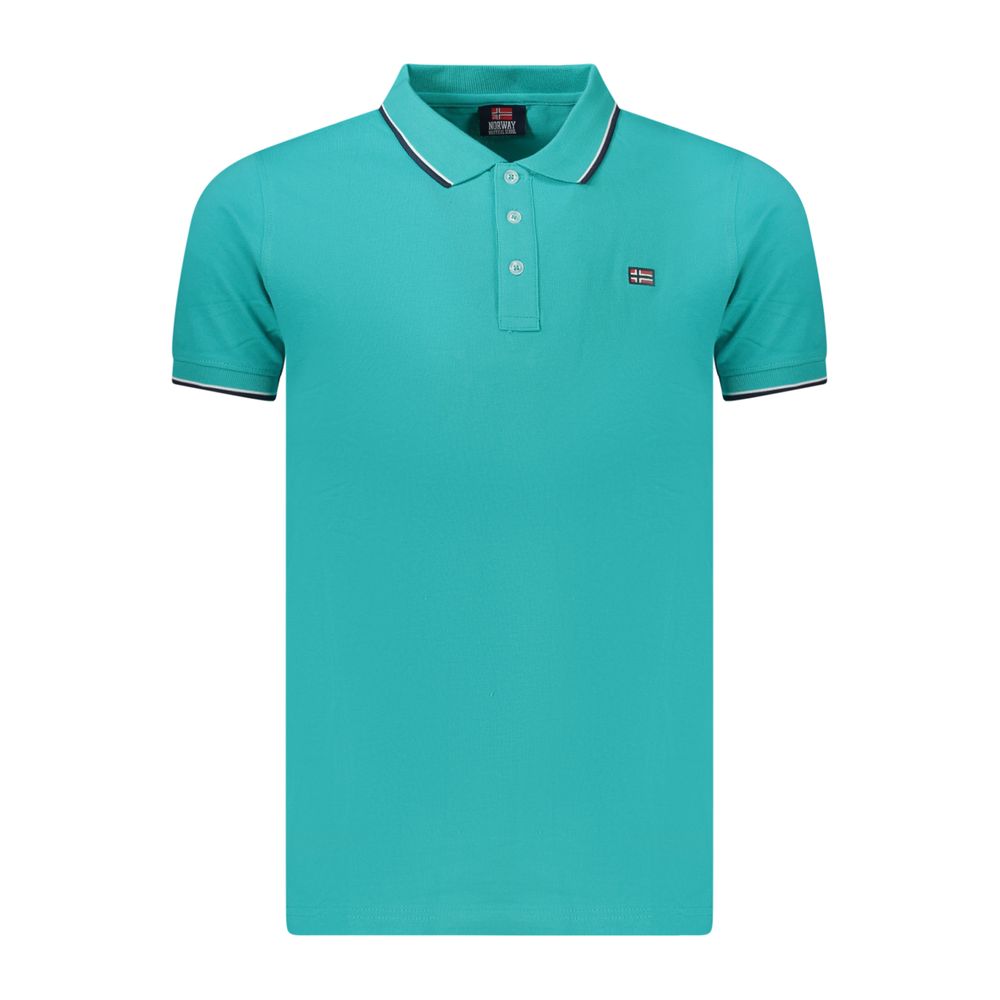 Norway 1963 Baumwoll-Poloshirt in Blau