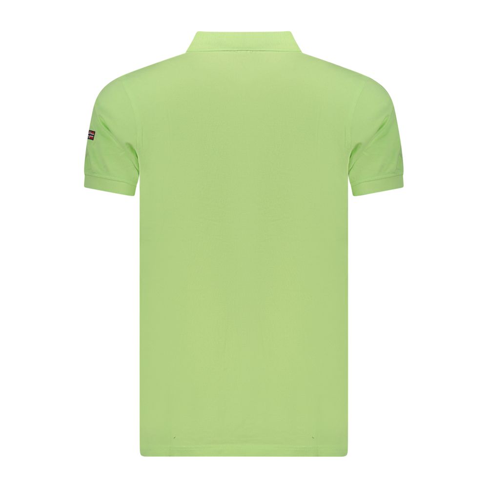 Norway 1963 Herren-Poloshirt Verde aus Baumwolle