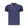 Norway 1963 Blaues Baumwoll-Poloshirt für Herren