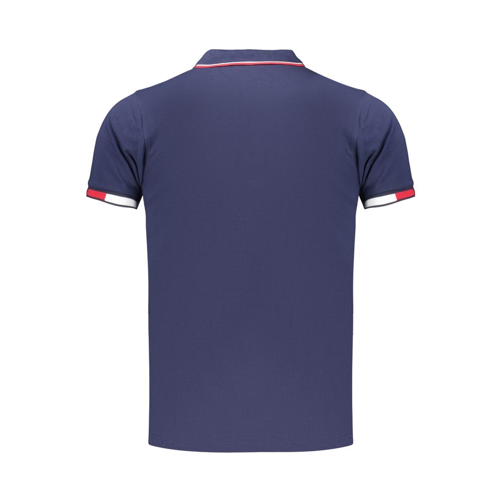 Norway 1963 Blaues Baumwoll-Poloshirt für Herren