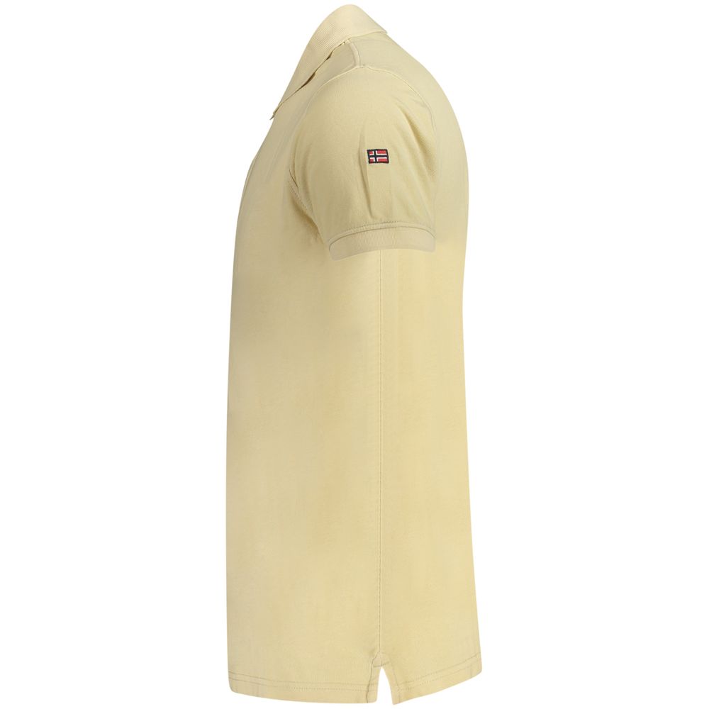 Norway 1963 Beige Baumwoll-Poloshirt für Herren