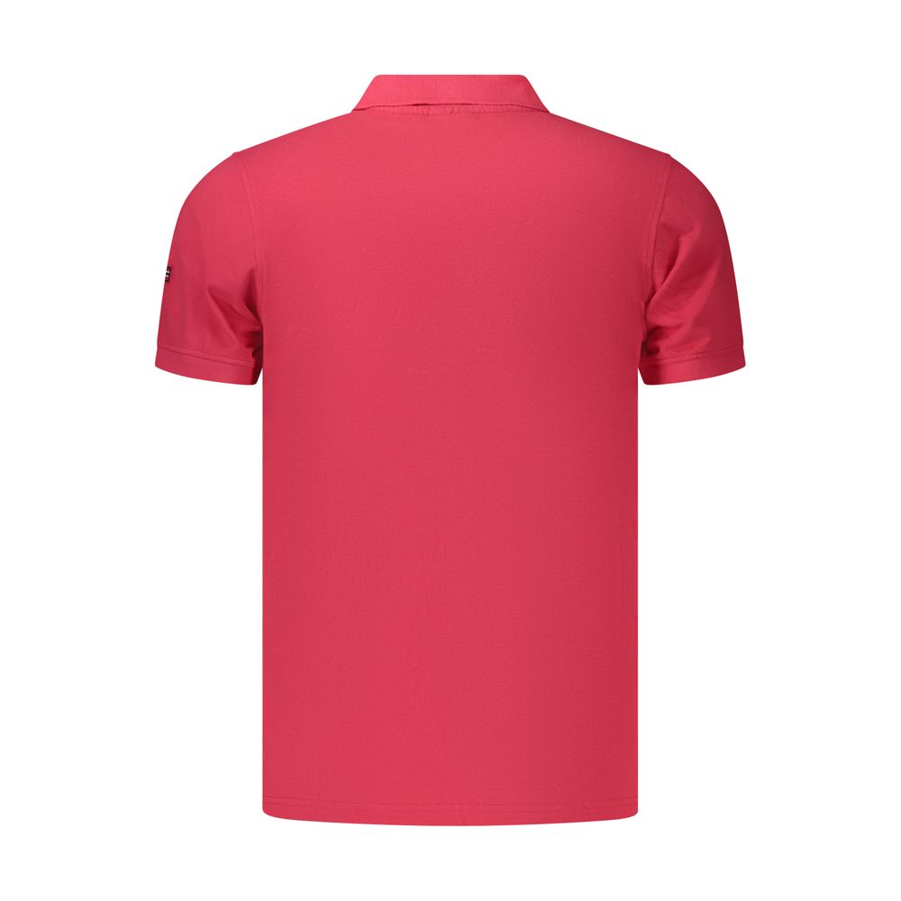 Norway 1963 Rosso Baumwoll-Poloshirt für Herren