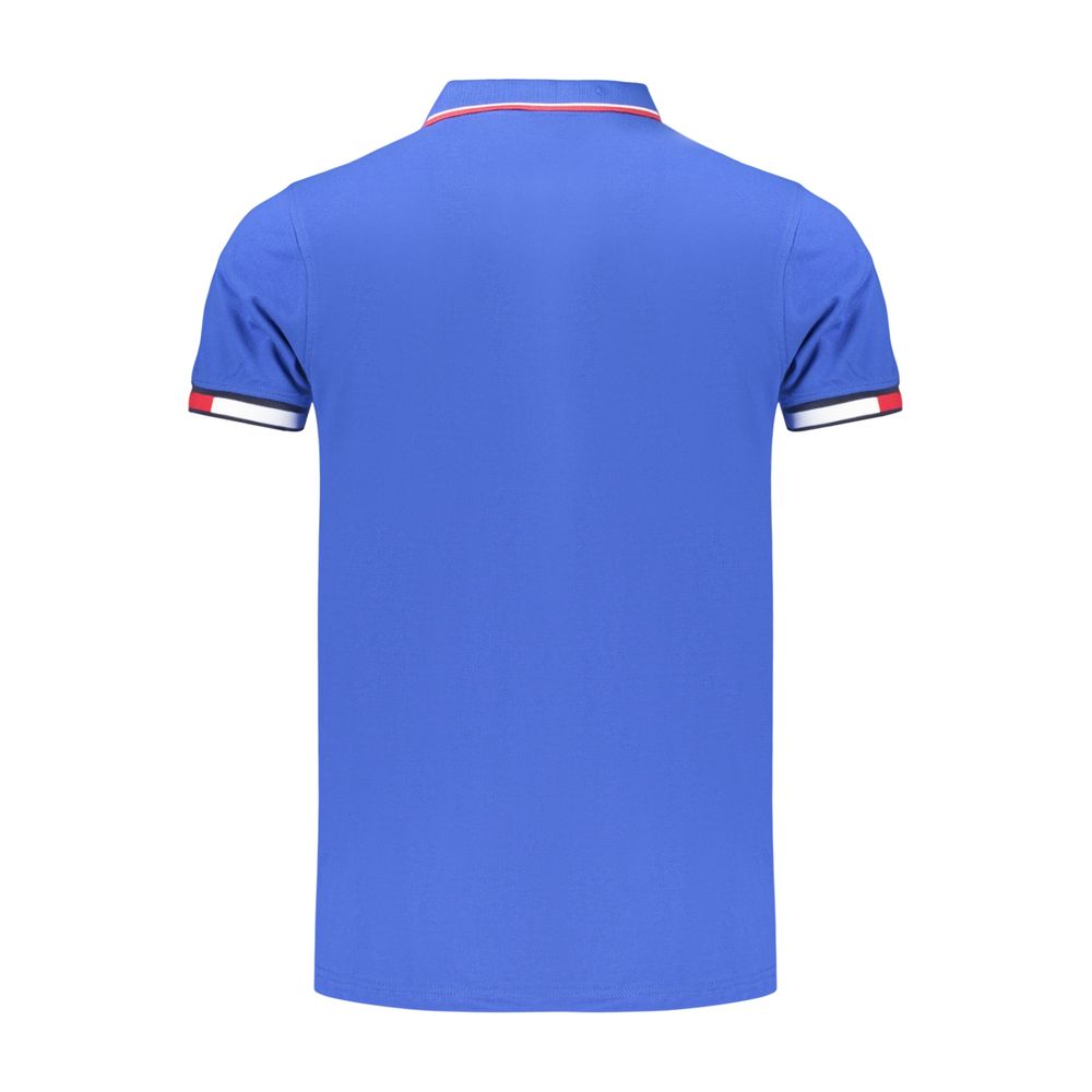 Norway 1963 Blaues Baumwoll-Poloshirt für Herren