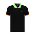 Norway 1963 Schwarzes Herren-Poloshirt aus Baumwolle
