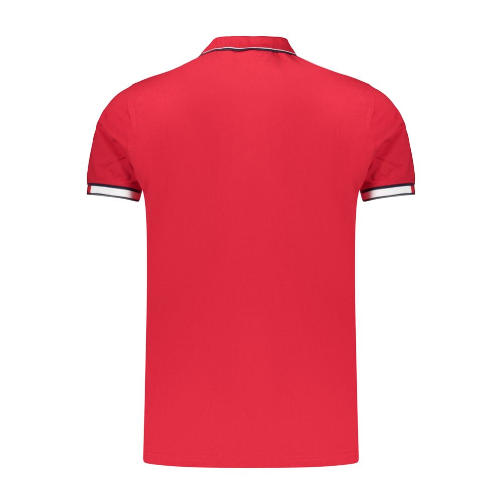 Norway 1963 Rosso Baumwoll-Poloshirt für Herren