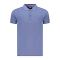 Norway 1963 Blaues Baumwoll-Poloshirt für Herren