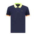 Norway 1963 Blaues Baumwoll-Poloshirt für Herren