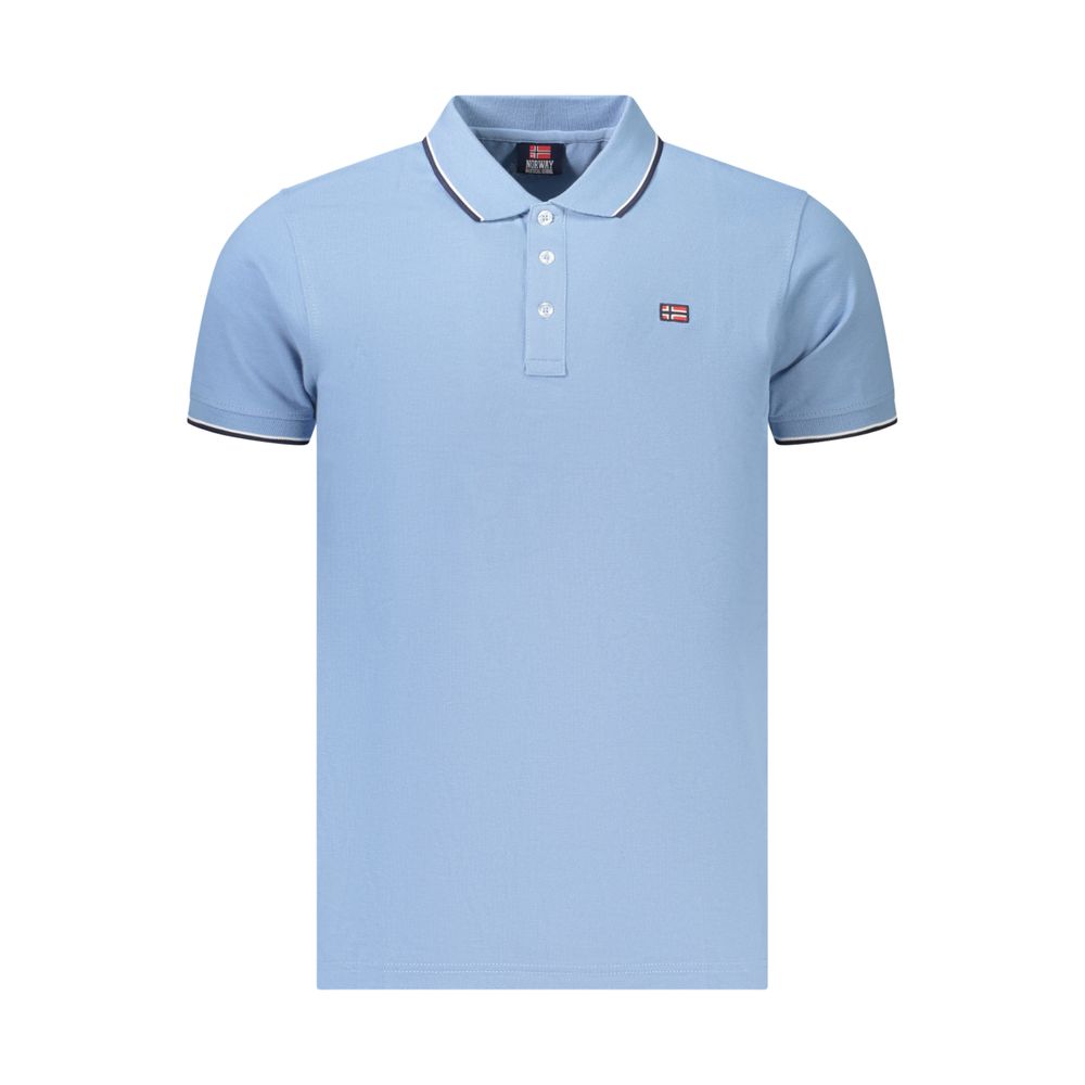 Norway 1963 Baumwoll-Poloshirt in Blau
