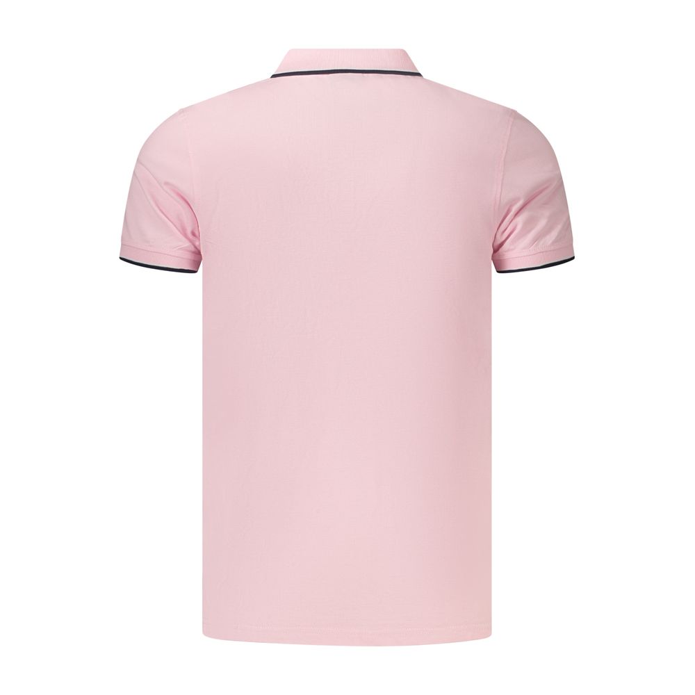 Norway 1963 Rosa Cotton Herren-Poloshirt