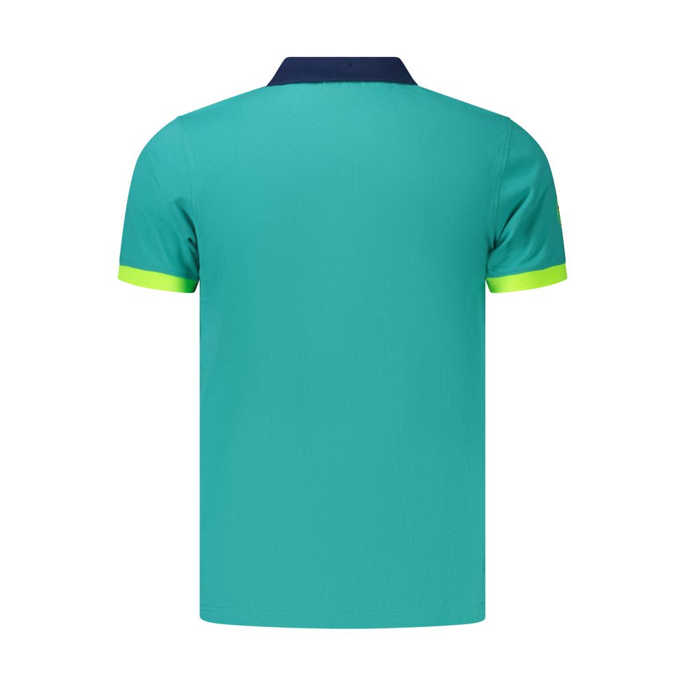 Norway 1963 Azzurro Baumwoll-Poloshirt für Herren