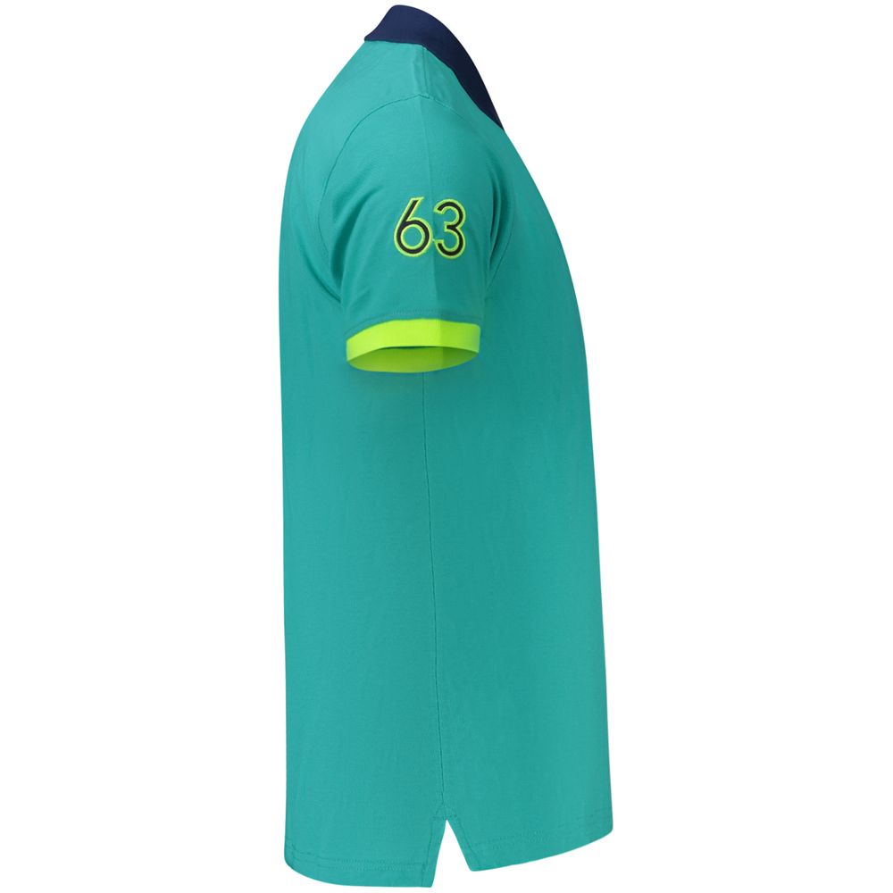 Norway 1963 Azzurro Baumwoll-Poloshirt für Herren
