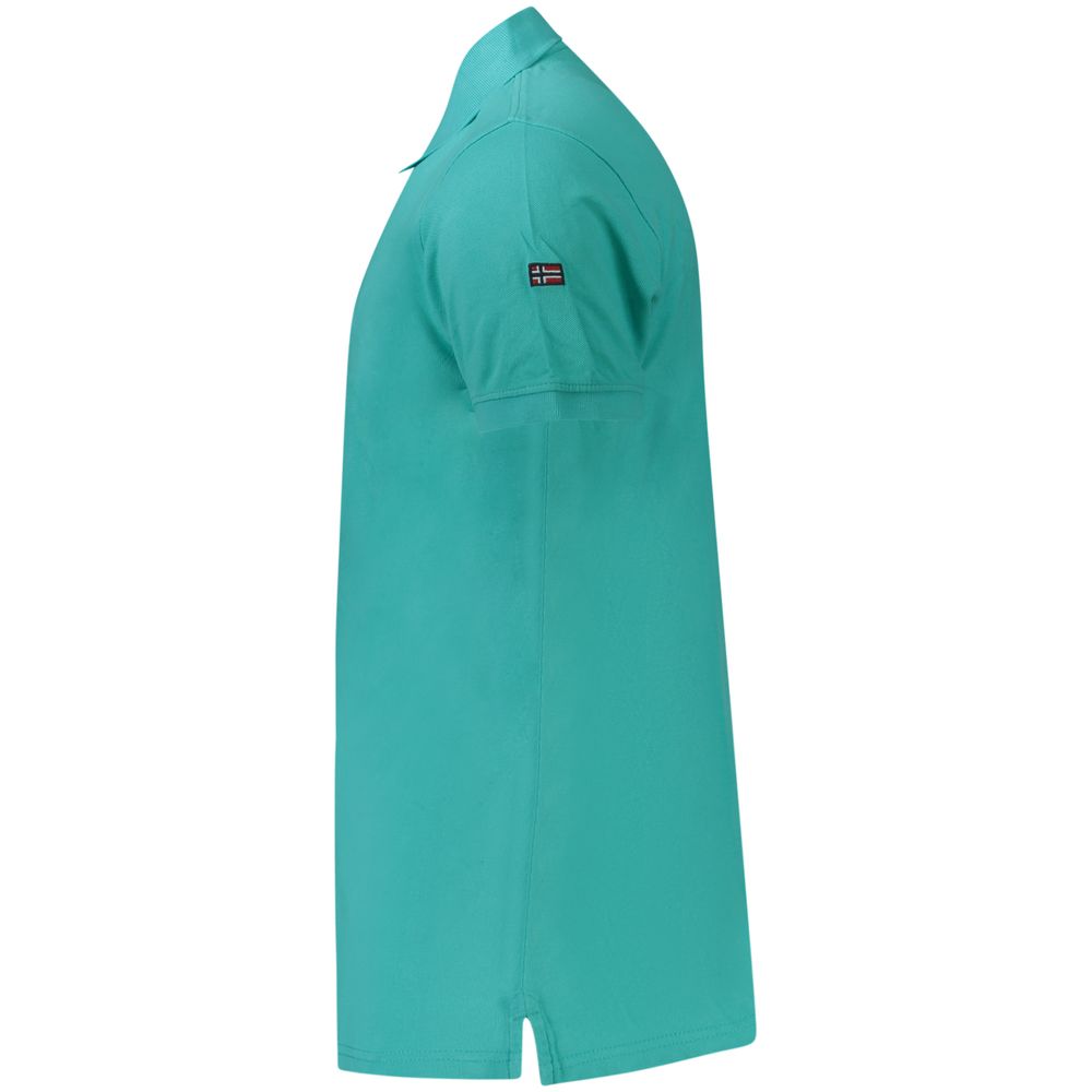 Norway 1963 Azzurro Baumwoll-Poloshirt für Herren