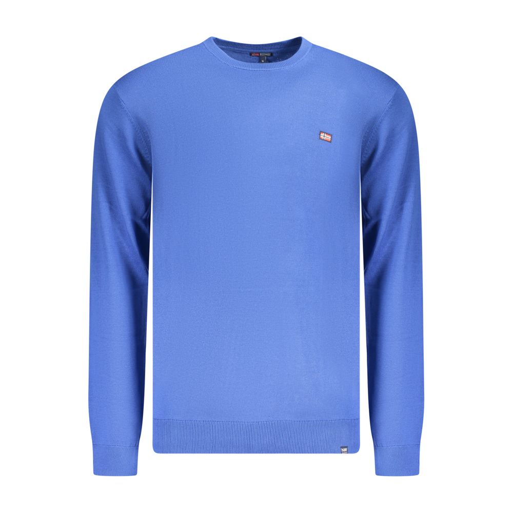Norway 1963 Blauer Baumwollpullover für Herren