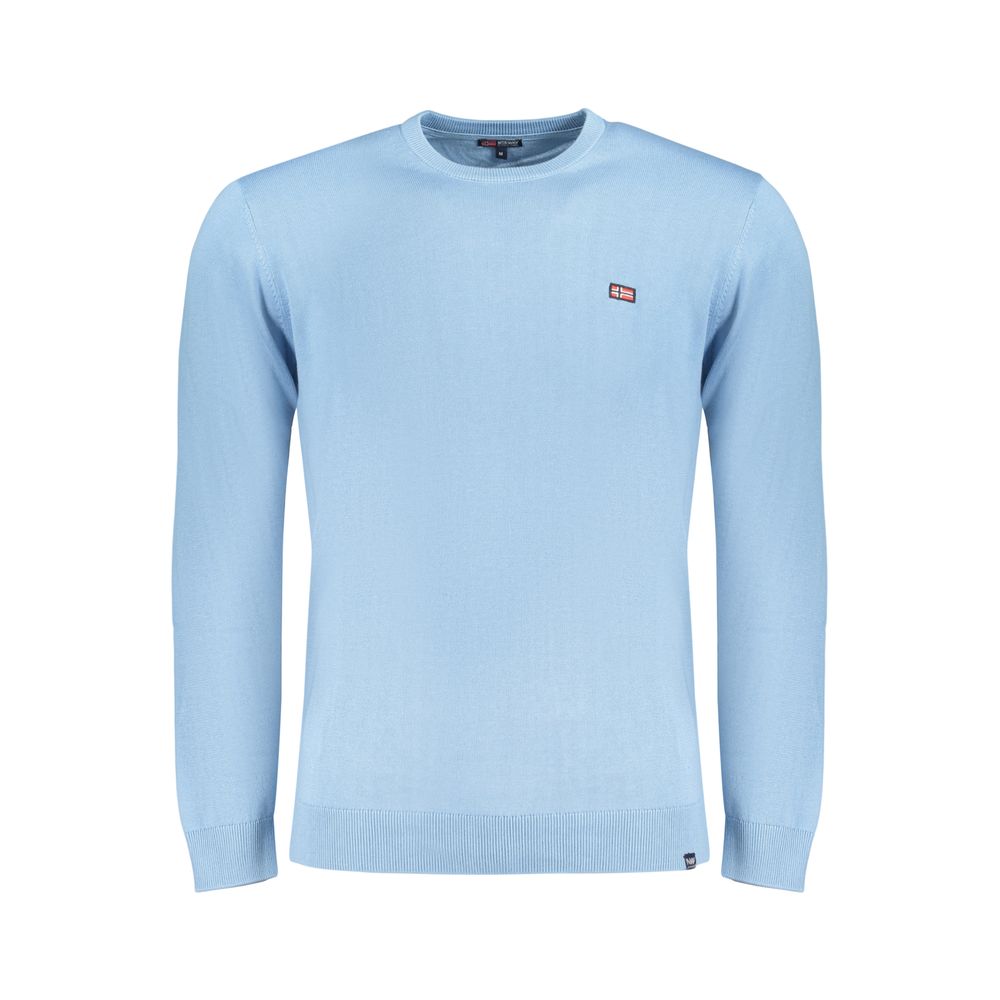 Norway 1963 Blauer Baumwollpullover für Herren