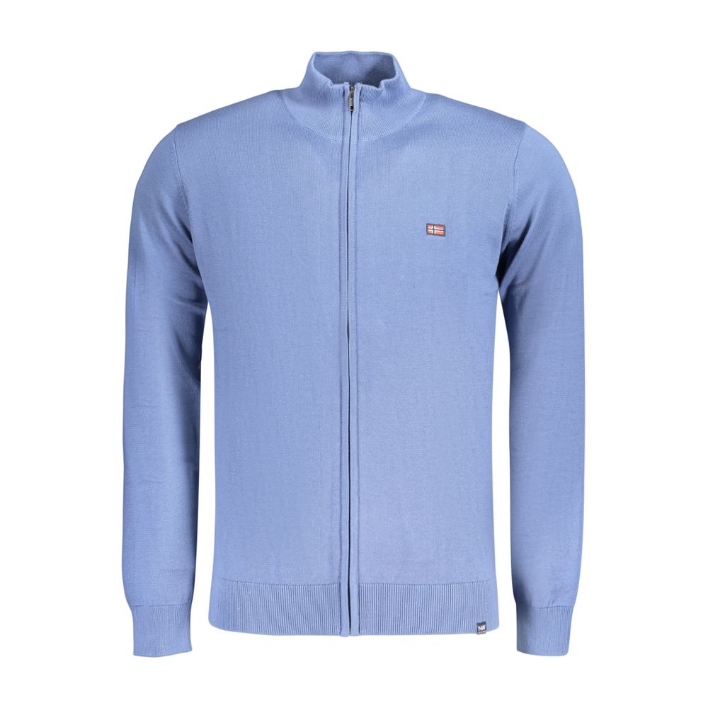 Norway 1963 Herrenhemd aus blauer Baumwolle