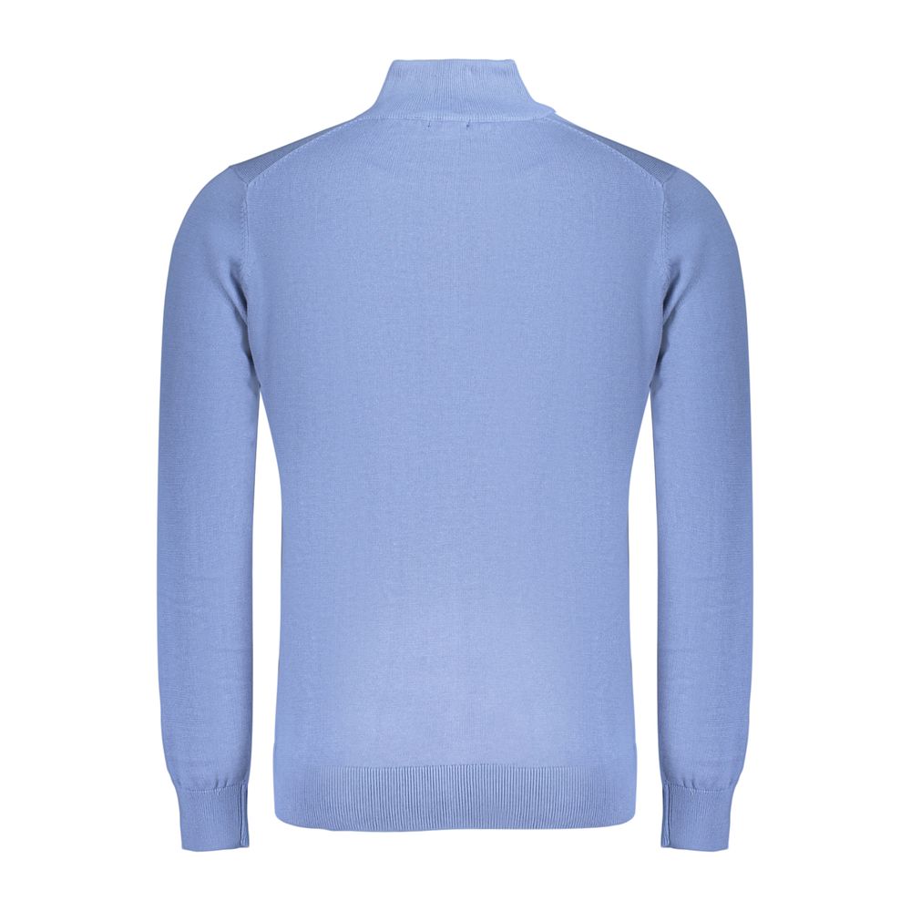 Norway 1963 Herrenhemd aus blauer Baumwolle