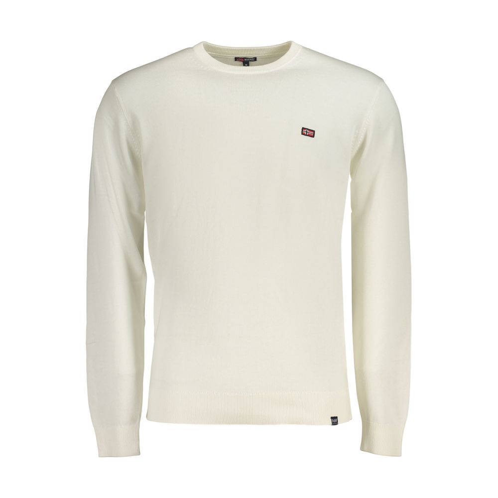 Norway 1963 Bianco Baumwolle Herren Maglia