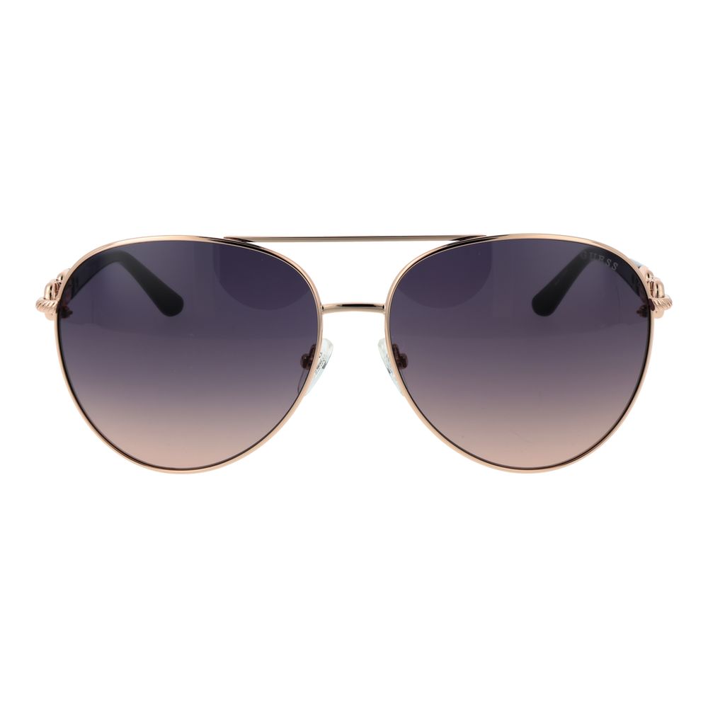 Guess Sonnenbrille aus Roségold-Metall