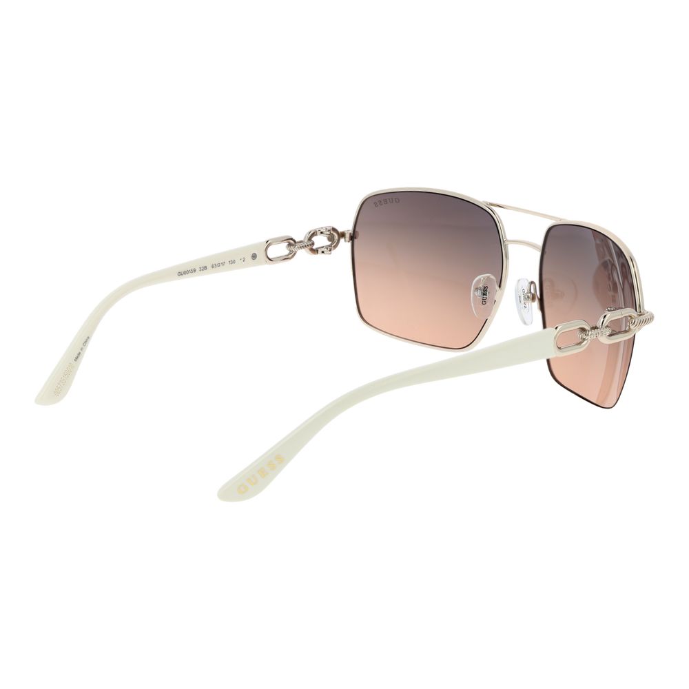Guess Sonnenbrille aus Goldmetall
