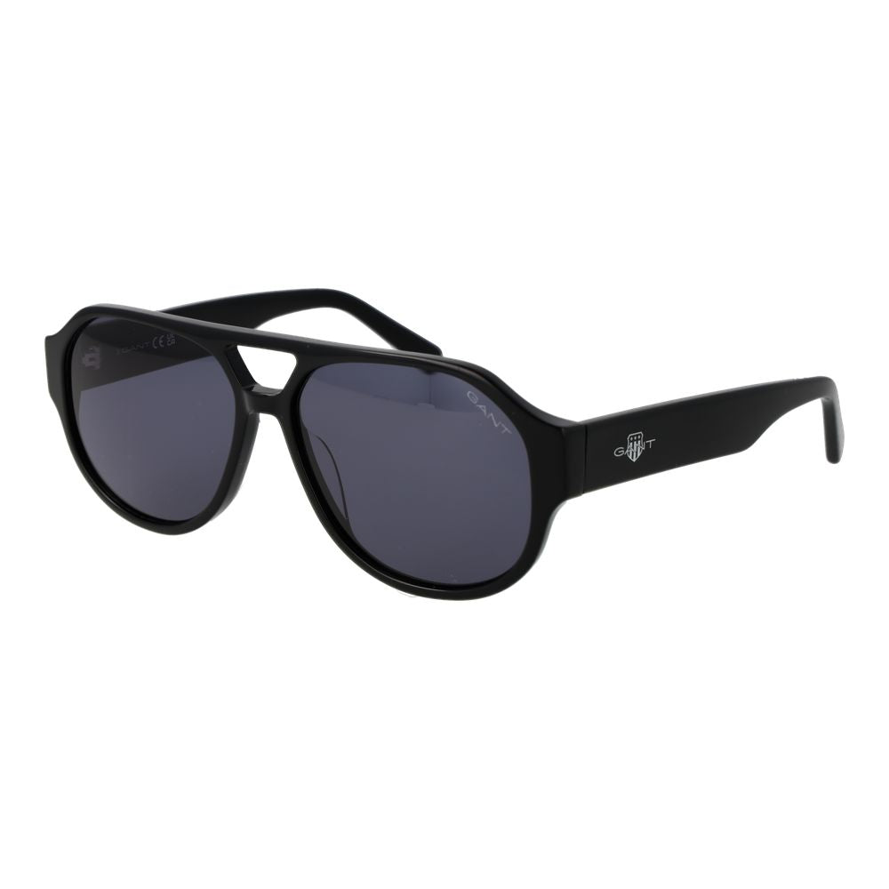 Gant Schwarze Sonnenbrille aus Acetat