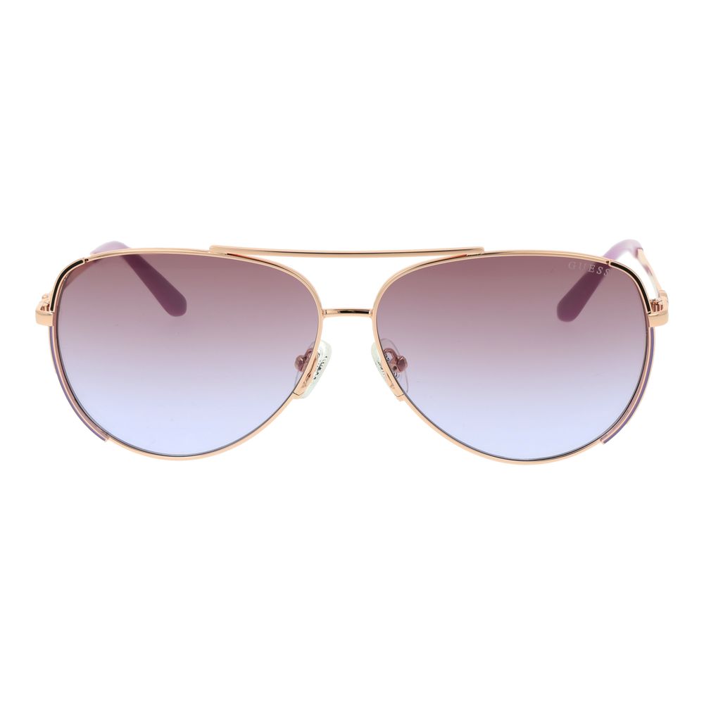 Guess Sonnenbrille aus Roségold-Metall