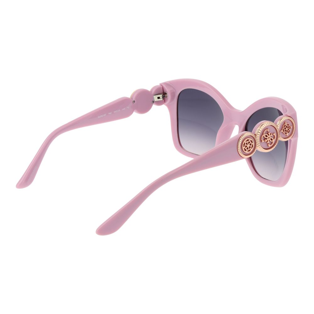 Guess Sonnenbrille aus pinkem Kunststoff