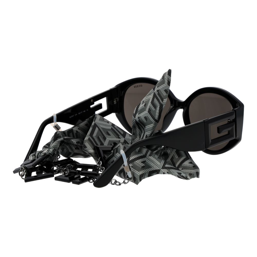 Guess Schwarze Sonnenbrille aus Kunststoff