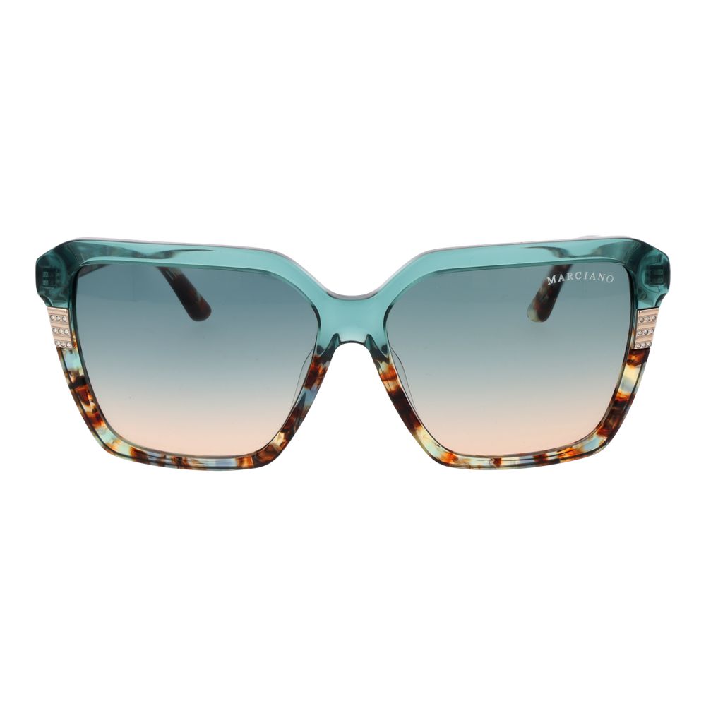 Marciano by Guess Türkis-farbene Sonnenbrille aus Acetat