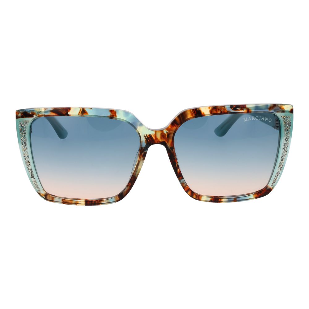 Marciano by Guess Türkis-farbene Sonnenbrille aus Acetat