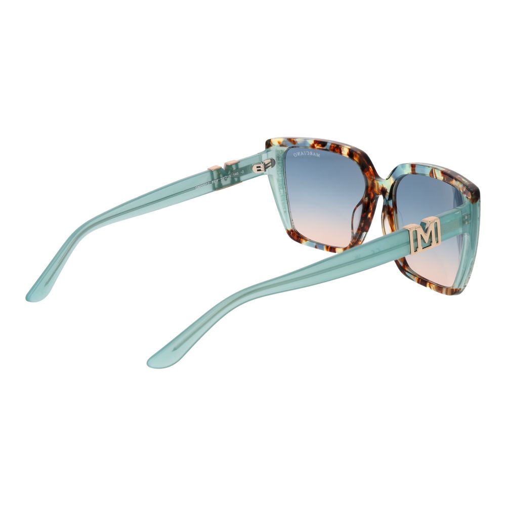 Marciano by Guess Türkis-farbene Sonnenbrille aus Acetat