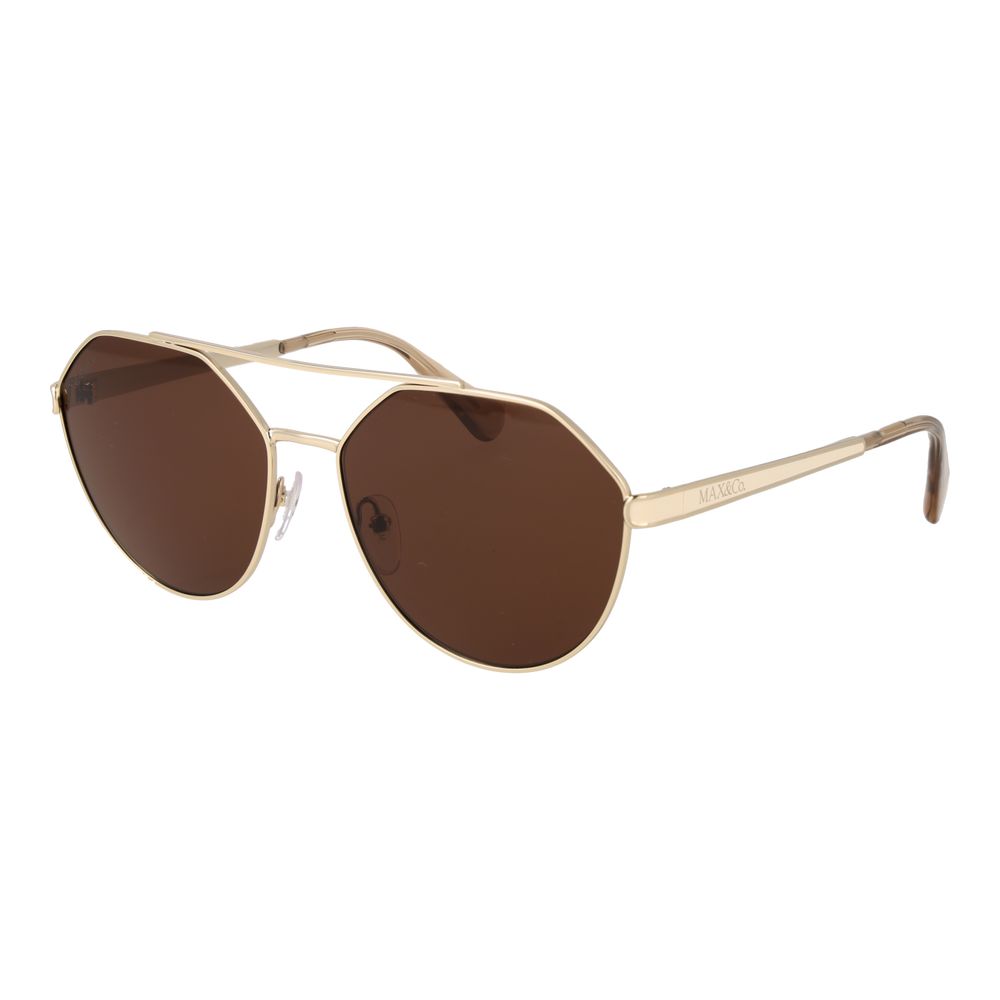 Max & Co Sonnenbrille aus Goldmetall