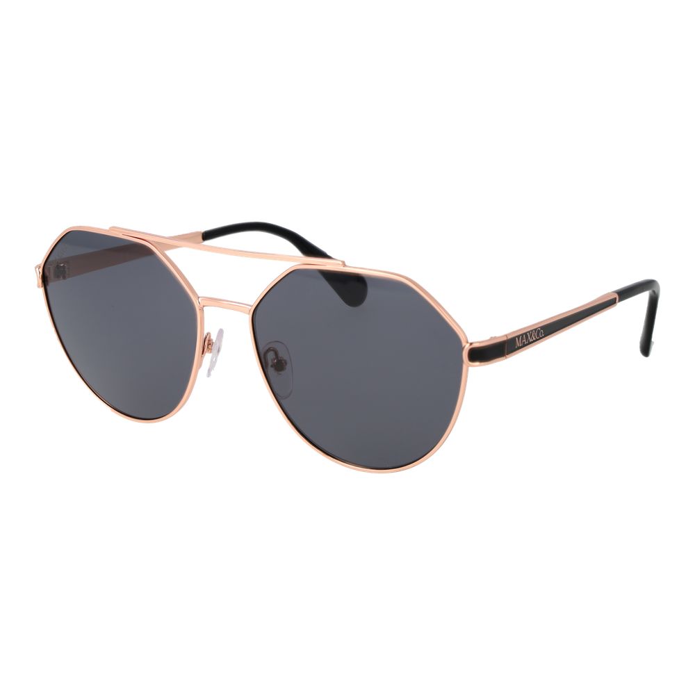 Max & Co Sonnenbrille aus Roségold-Metall