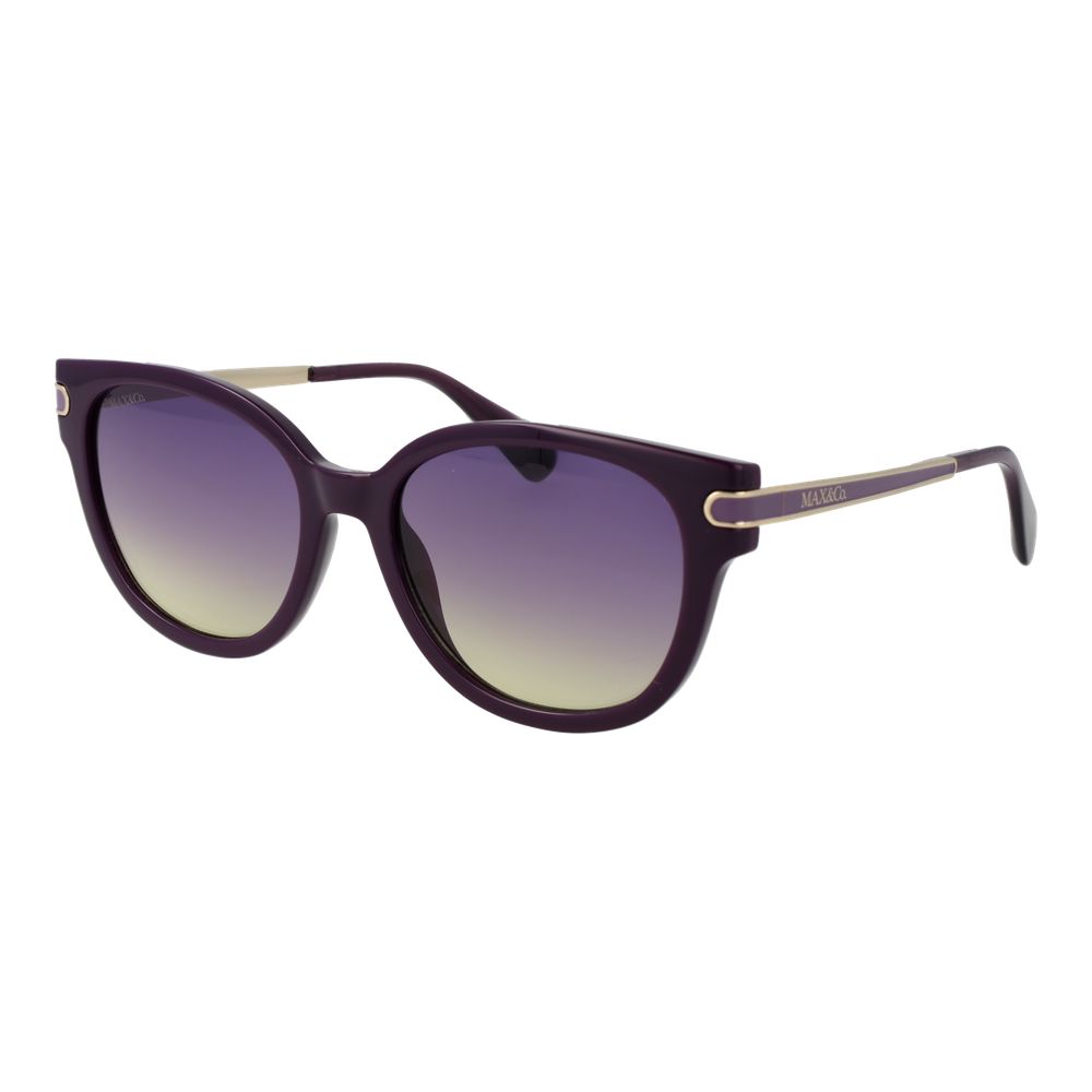 Max & Co Violette Sonnenbrille aus Kunststoff