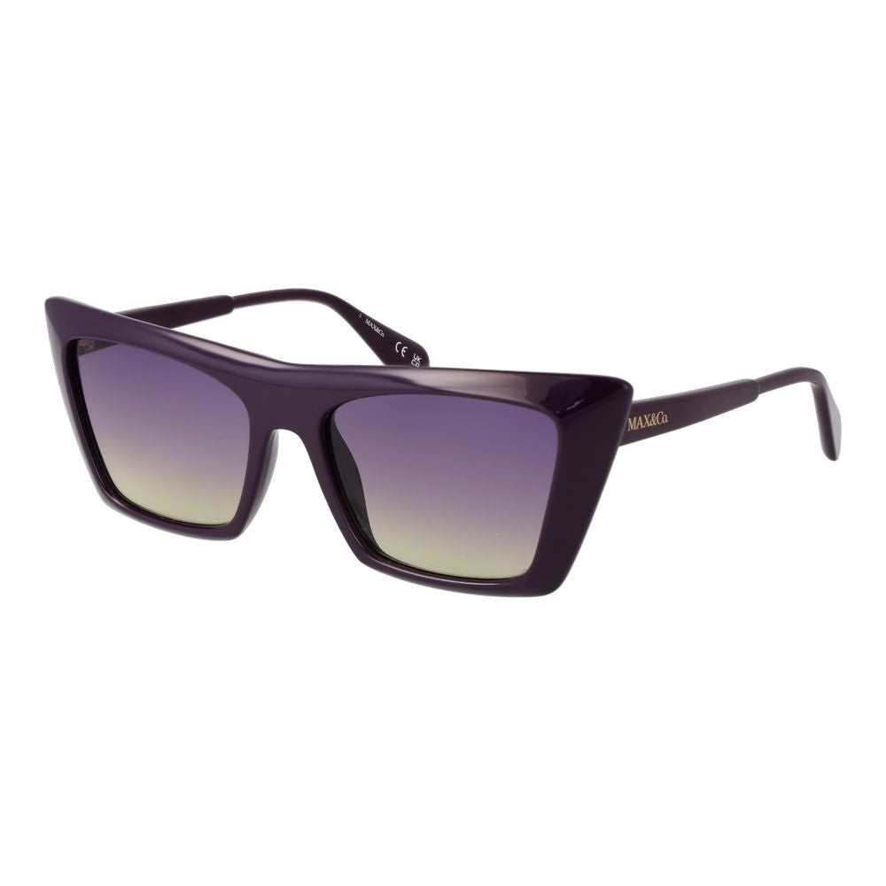 Max & Co Violette Sonnenbrille aus Kunststoff