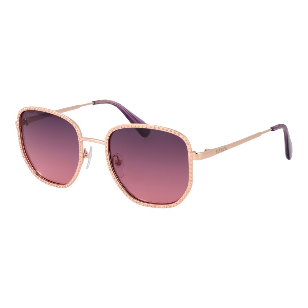 Max & Co Sonnenbrille aus Roségold-Metall