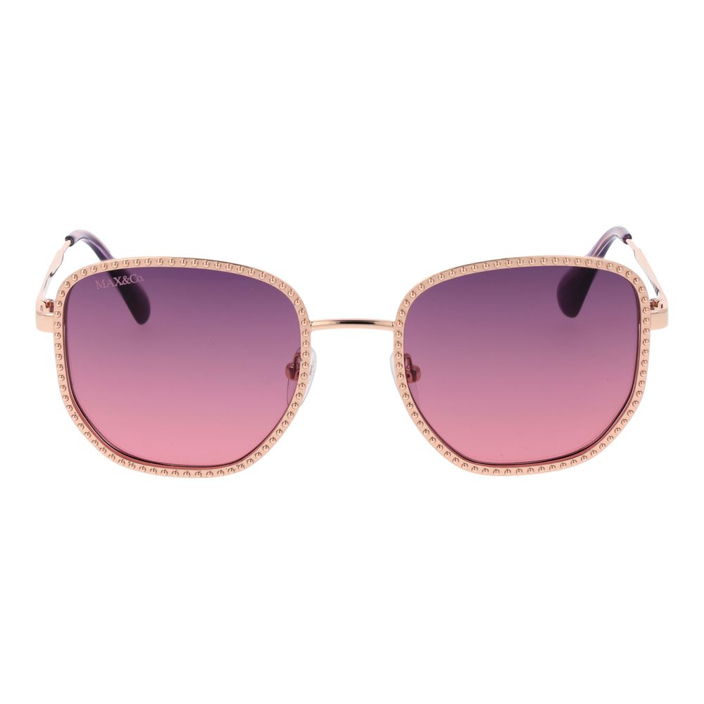 Max & Co Sonnenbrille aus Roségold-Metall
