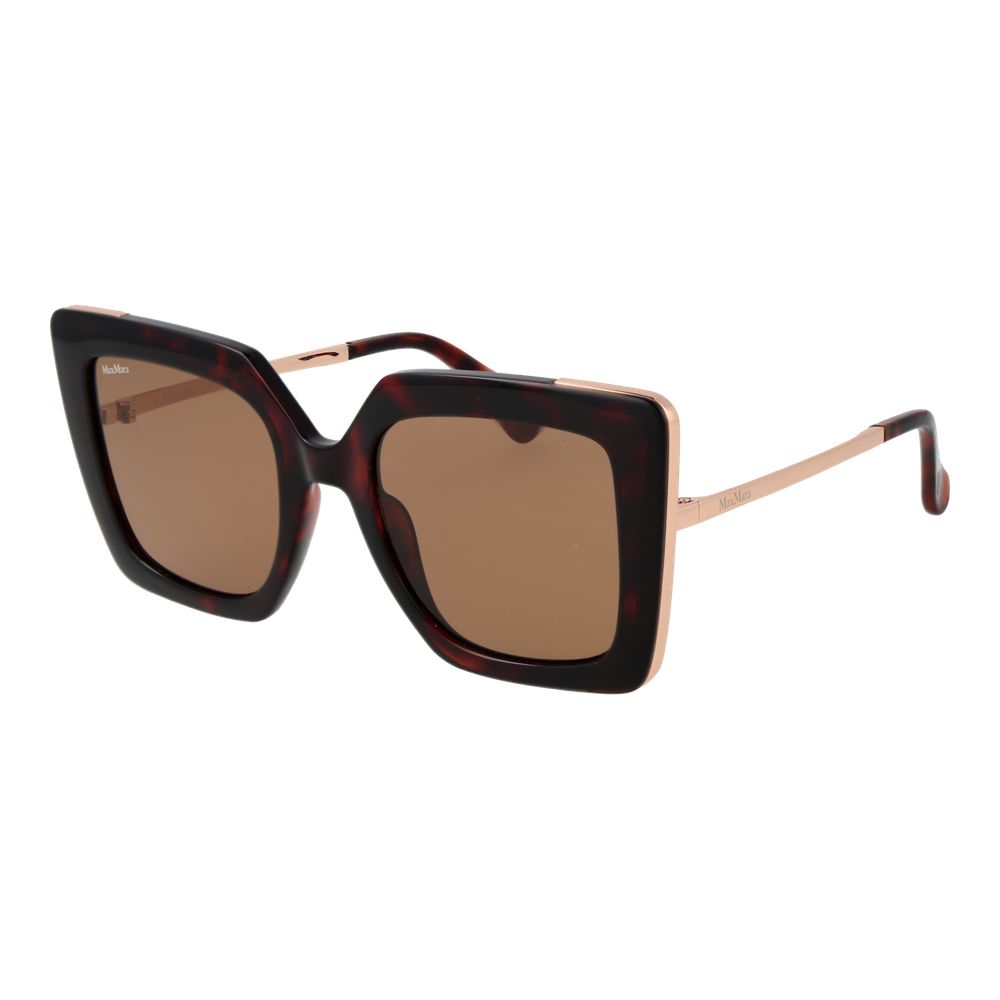 Max Mara Braune Sonnenbrille aus Kunststoff