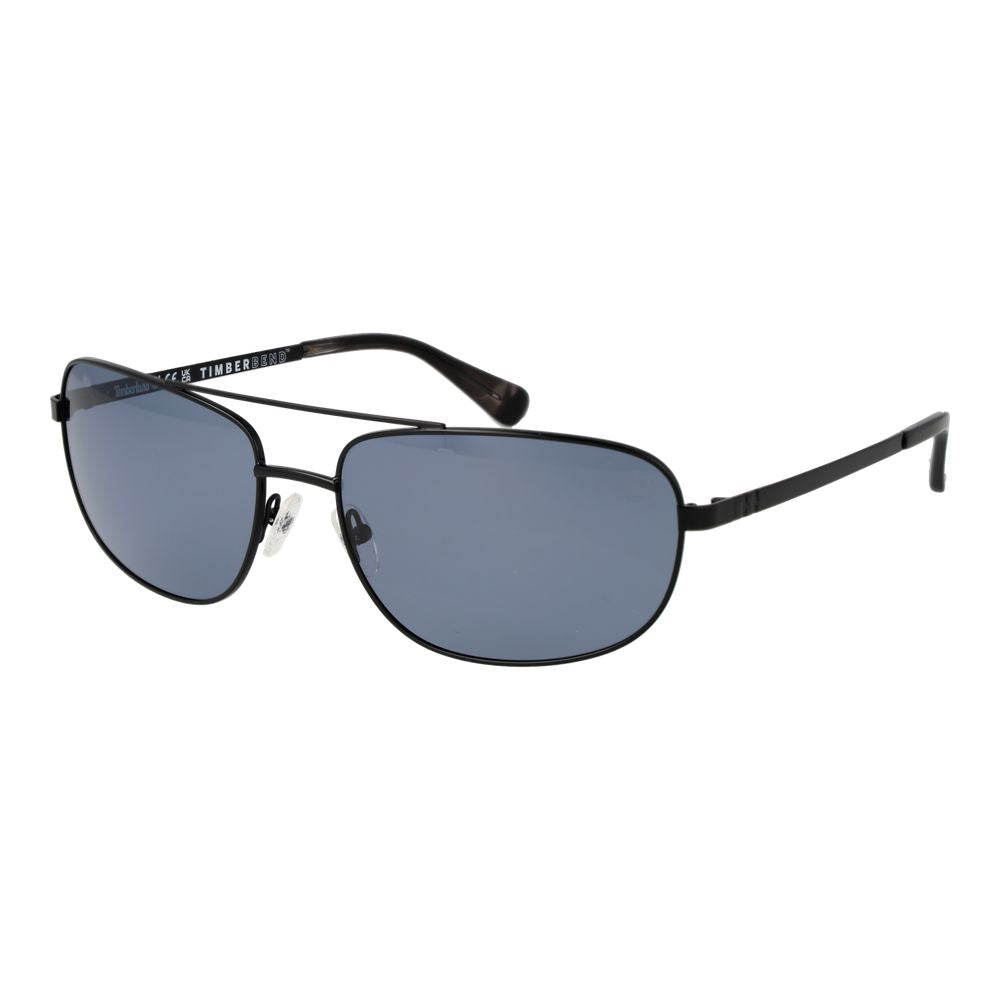 Timberland Schwarze Sonnenbrille aus Metall