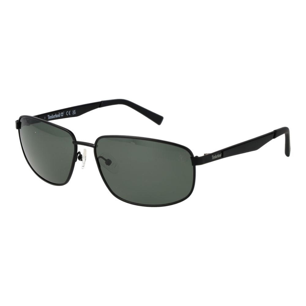 Timberland Schwarze Sonnenbrille aus Metall