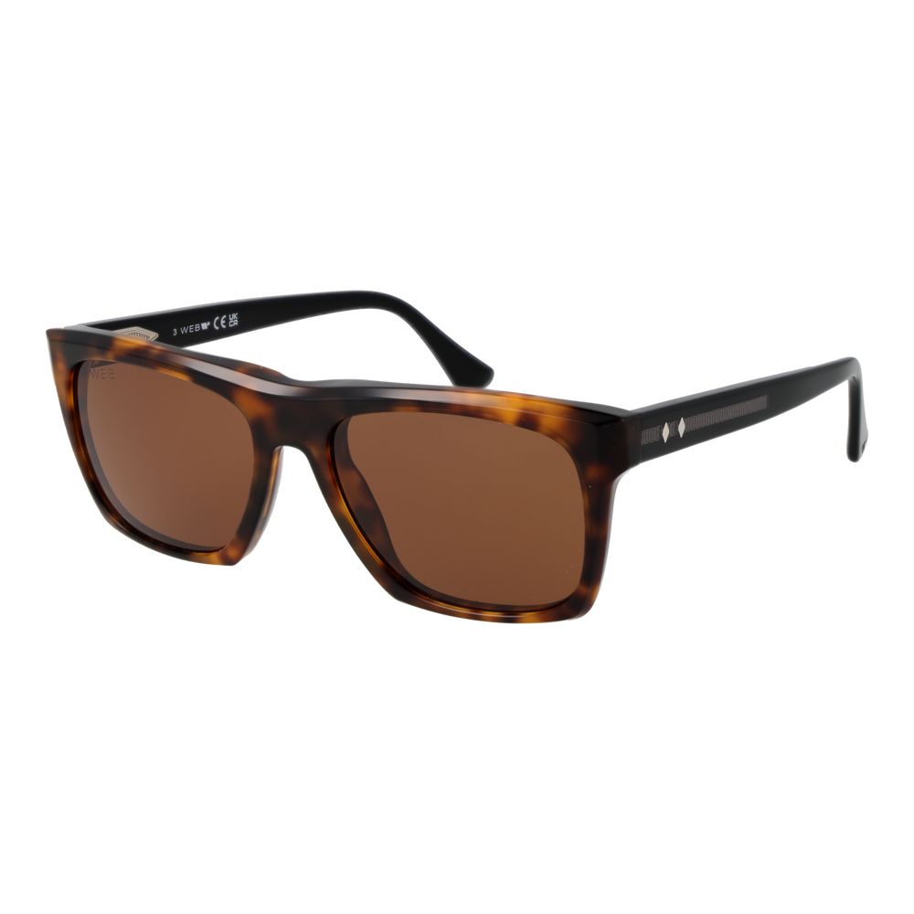 Web Braune Sonnenbrille aus Acetat