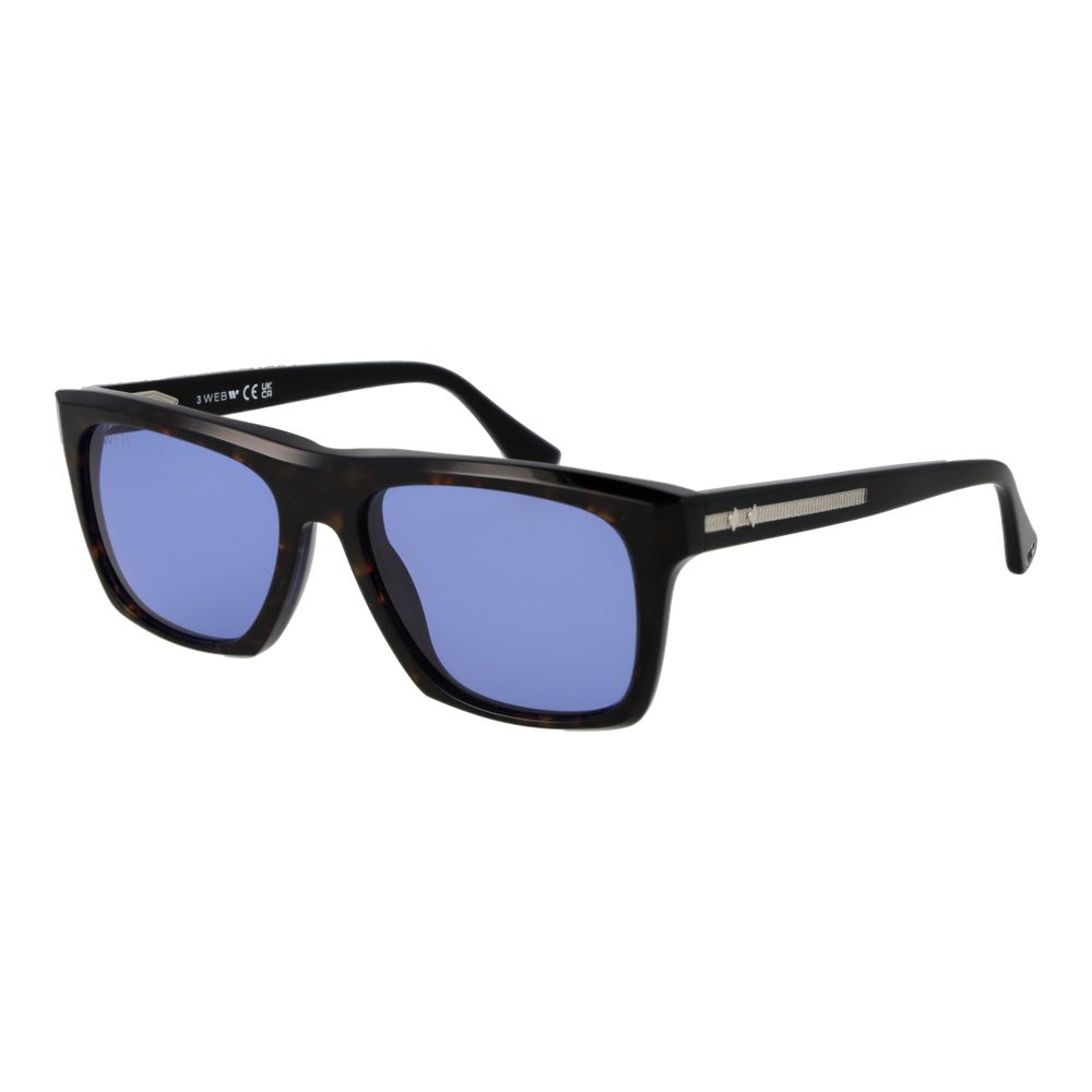 Web Braune Sonnenbrille aus Acetat