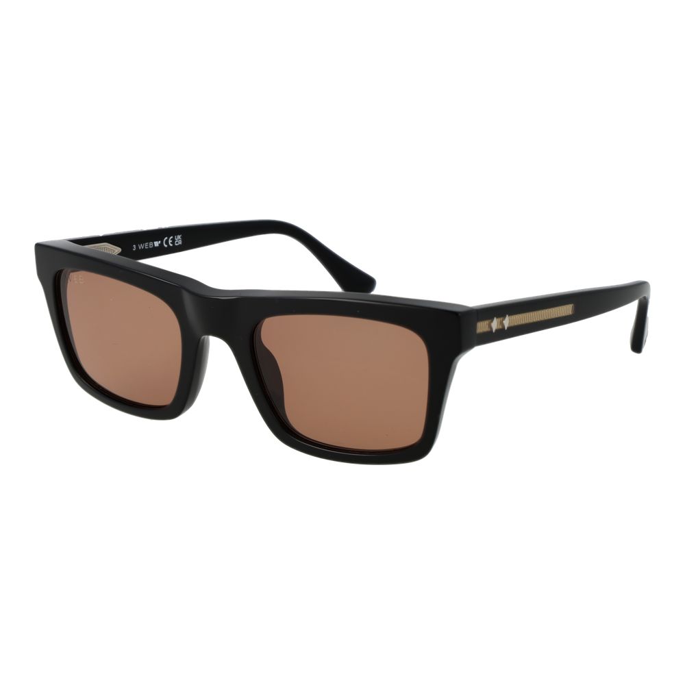 Web Schwarze Sonnenbrille aus Acetat